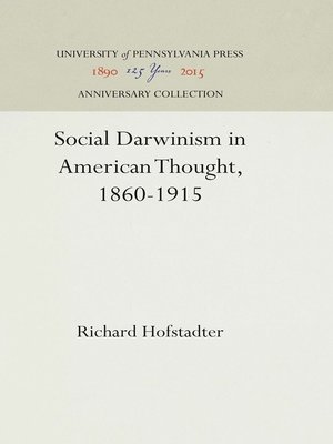 cover image of Social Darwinism in American Thought, 1860-1915